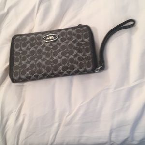 Coach full zip around wallet